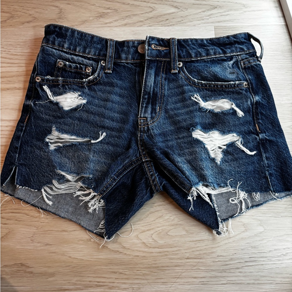 Aeropostale Blue Baggy Denim Shorts